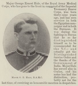 Major G. E. Hale, RAMC von English Photographer
