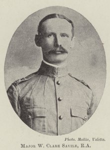 Major W Clare Savile, RA