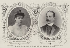 Heirat des Earl of Crewe und Lady Margaret Primrose