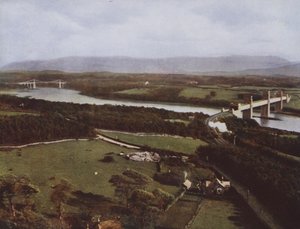 Menai-Straße von der Anglesey-Säule von English Photographer