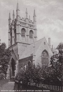 Merton College und St John Baptist Church, Oxford