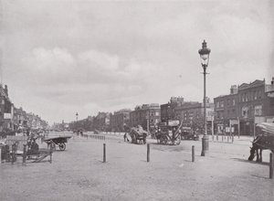 Mile End Road, Blick nach Osten von English Photographer
