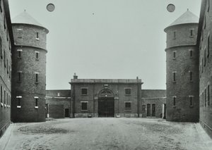 Millbank Prison: Hauptkorridor hinunter, 1885