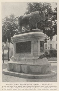 Denkmal für Rosa Bonheur, kürzlich in Fontainebleau enthüllt