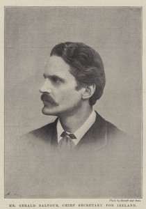 Mr. Gerald Balfour, Hauptsekretär für Irland von English Photographer