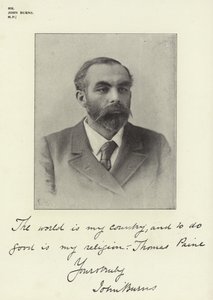 Herr John Burns, MP von English Photographer