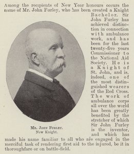Herr John Furley, neuer Ritter
