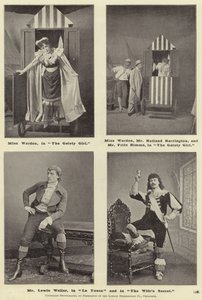 Mr Lewis Waller in La Tosca und in Das Geheimnis der Frau von English Photographer
