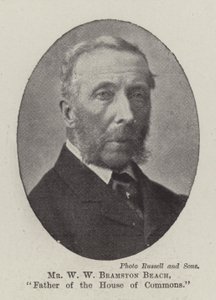 Mr. W. W. Bramston Beach, Vater des Unterhauses von English Photographer