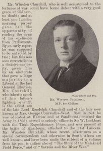Mr Winston Churchill, Abgeordneter für Oldham von English Photographer