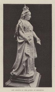 Neue Statue der Königin in Brighton