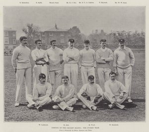 Eröffnung der Cricket-Saison, das Surrey-Team von English Photographer