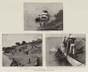 Unsere westafrikanischen Kolonien, Kanonenboote auf dem Niger
