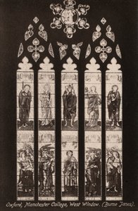 Oxford, Manchester College, Westfenster, Burne Jones