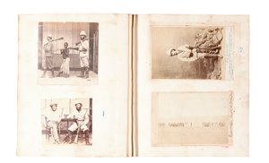 Seiten aus einem Album von Henry Morton Stanley