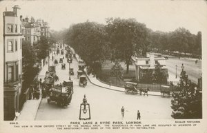 Park Lane und Hyde Park, London