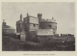 Pendennis Castle, Falmouth, Militärgarnison von English Photographer