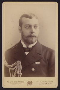 Porträt, George, Herzog von York, zukünftiger König Georg V. (s/w Foto) von English Photographer