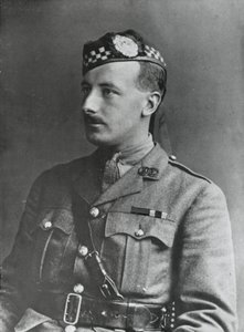 Porträt von Hauptmann Arthur Henderson VC, 2. Bataillon Argyll und Sutherland Highlanders, 1915 von English Photographer