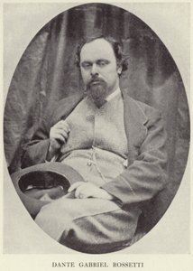 Porträt von Dante Gabriel Rossetti von English Photographer