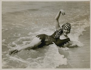 Posieren am Brighton Beach von English Photographer