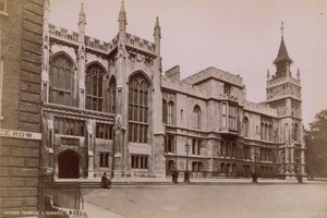 Postkarte mit der Inner Temple Library von English Photographer