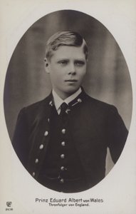 Prinz Edward Albert von Wales (s/w Foto) von English Photographer
