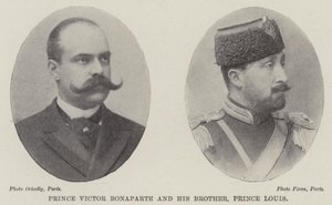 Prinz Victor Bonaparte und sein Bruder, Prinz Louis