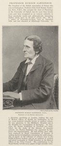 Professor Burdon Sanderson, FRS, Präsident der British Association