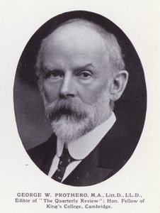 Prominente Männer von London: George W Prothero von English Photographer