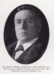 Prominente Männer von London: Sir John Fowke Lancelot Rolleston