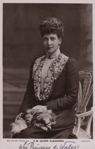 Königin Alexandra (s/w Foto) von English Photographer
