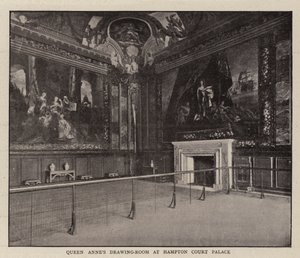 Queen Annes Zeichenzimmer im Hampton Court Palace