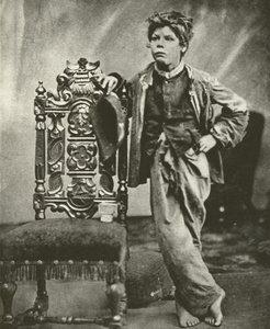 Armschule Junge im Jahr 1860 von English Photographer