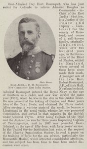 Konteradmiral D. H. Bosanquet, neuer Kommandant der Ostindienstation von English Photographer