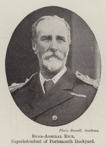 Konteradmiral Rice, Superintendent der Werft von Portsmouth