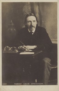 Robert Louis Stevenson (1850-1894), schottischer Schriftsteller, Dichter und Reiseschriftsteller von English Photographer