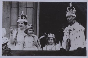 Königliche Familie nach der Krönung von König George VI