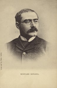 Rudyard Kipling (1865-1936), englischer Kurzgeschichtenschreiber, Dichter und Romanautor