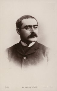 Rudyard Kipling (1865-1936), englischer Kurzgeschichtenschreiber, Dichter und Romanautor