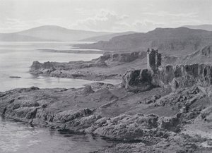 Schottland: Gylen Castle, Insel Kerrera (s/w Foto) von English Photographer