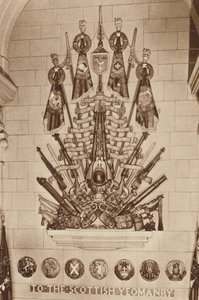 Schottisches Nationales Kriegsdenkmal: Die schottische Kavallerie von English Photographer
