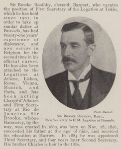 Sir Brooke Boothby, Baronet, neuer Sekretär der HM-Gesandtschaft in Brüssel