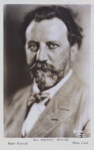 Sir Henry Wood, englischer Dirigent (s/w Foto)