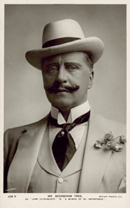 Sir Herbert Beerbohm Tree, englischer Schauspieler