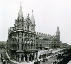 St Pancras Bahnhof; Fotografie von April 1899 von English Photographer