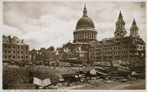 St Pauls Kathedrale, London, von Paternoster Row