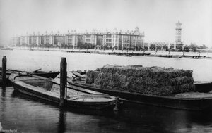 St. Thomas Krankenhaus, Albert Embankment, spätes 19. Jahrhundert