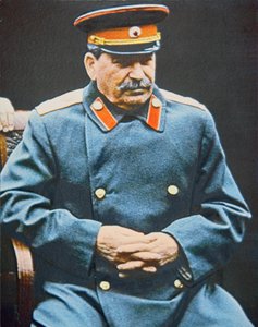 Stalin auf der Jalta-Konferenz, Februar 1945