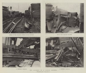 Der Unfall eines schottischen Expresszuges
